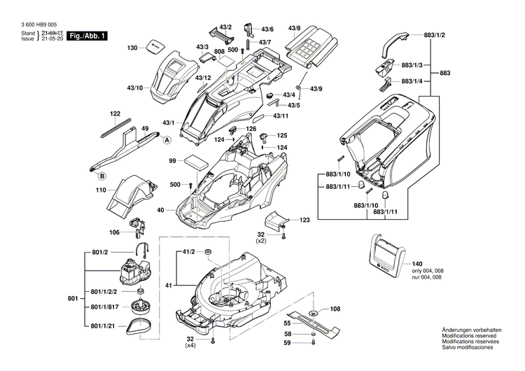 New Genuine Bosch 160111A7B8 Nameplate