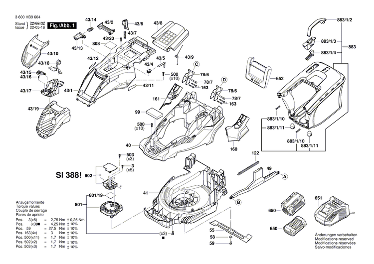New Genuine Bosch 160111A7C3 Nameplate