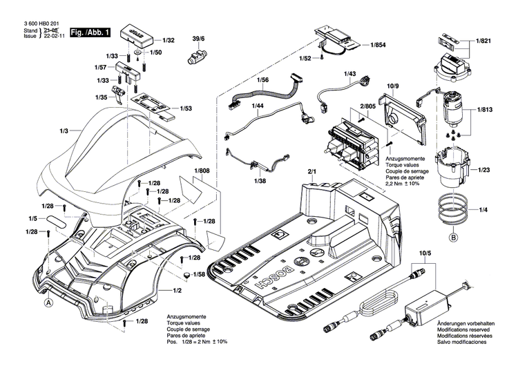 New Genuine Bosch 160111A7Y1 Nameplate