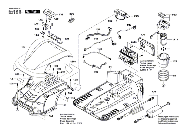 New Genuine Bosch 160111A7Y3 Nameplate