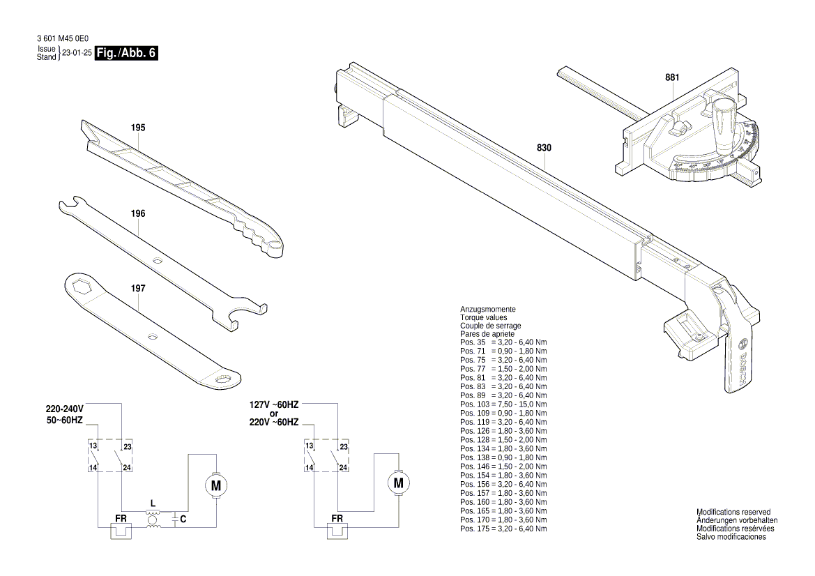 New Genuine Bosch 160111A7Y6 Nameplate