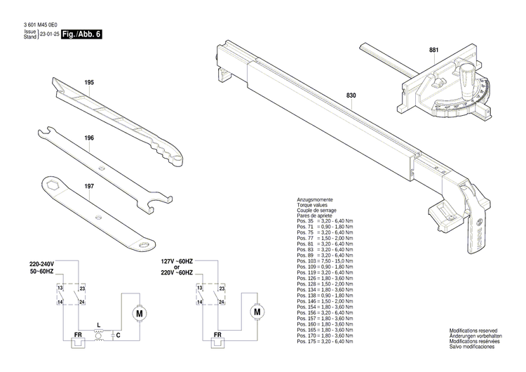New Genuine Bosch 160111A7Y6 Nameplate