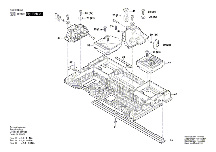 New Genuine Bosch 160111A800 Nameplate