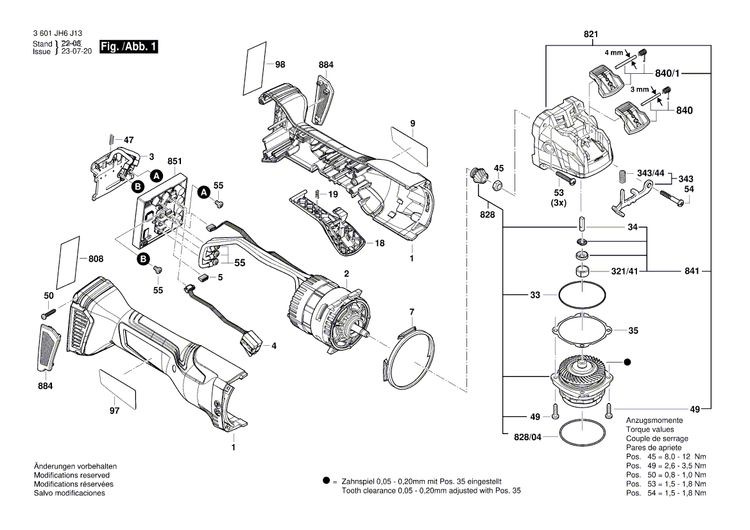 New Genuine Bosch 160111A93M Nameplate