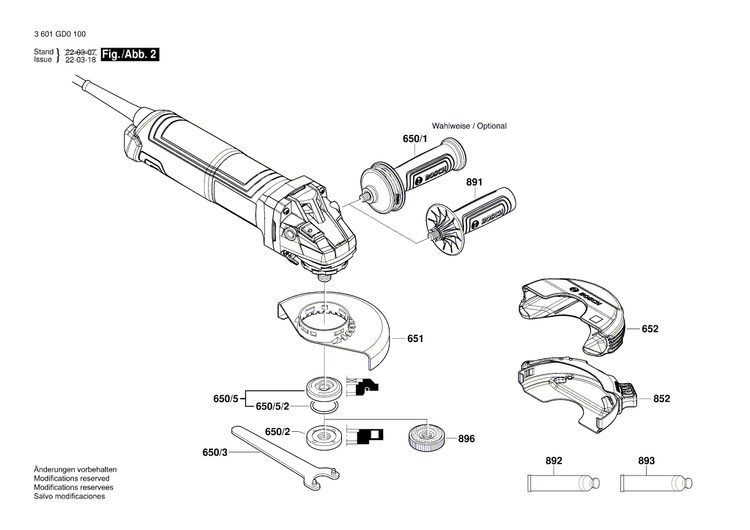New Genuine Bosch 160111A9GA Nameplate