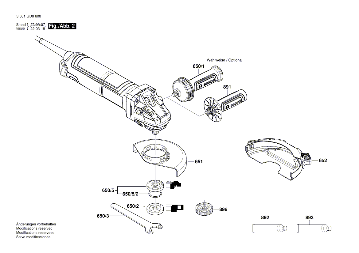 New Genuine Bosch 160111A9GS Nameplate