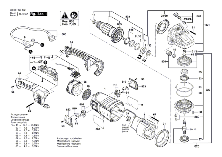 New Genuine Bosch 160111AA07 Nameplate