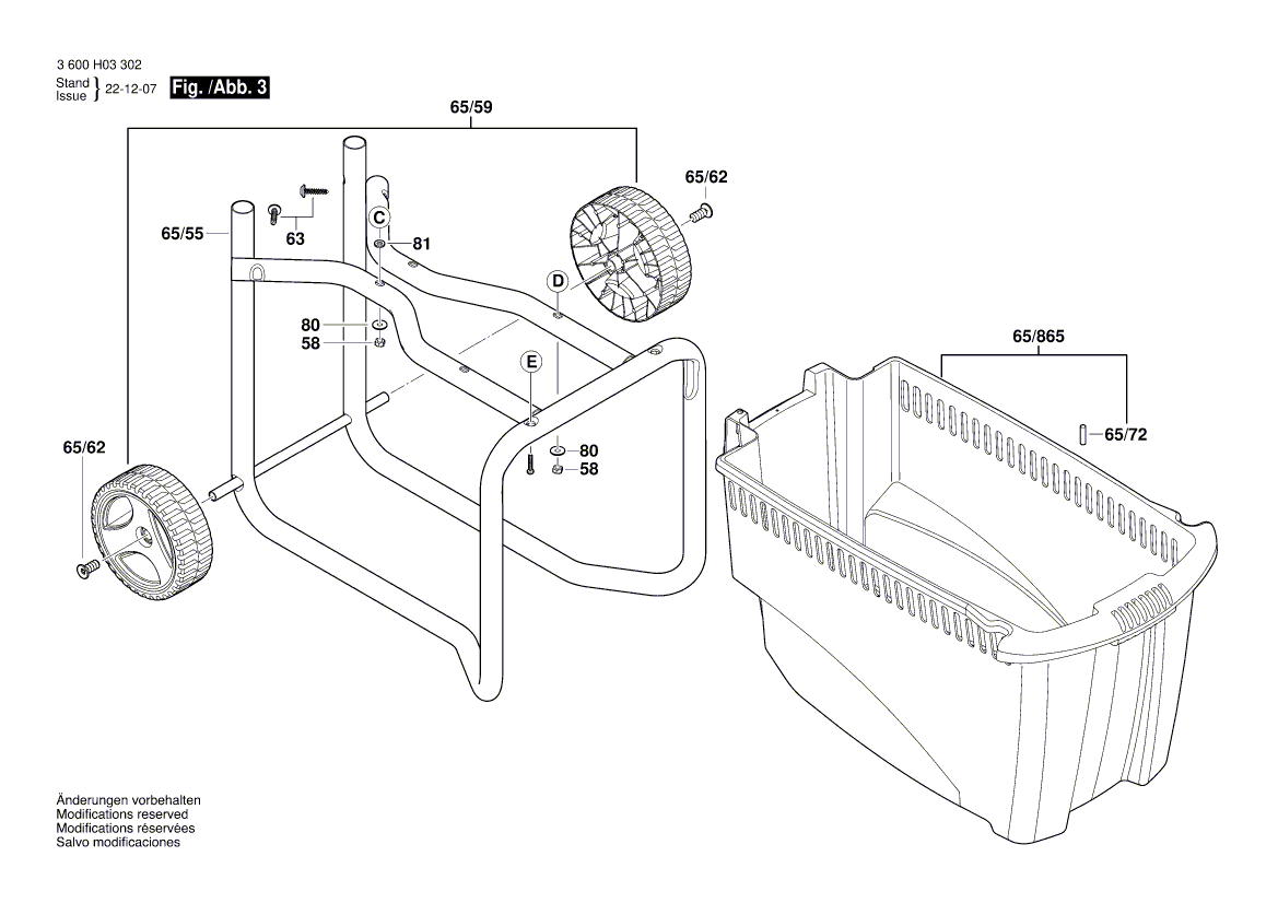 New Genuine Bosch 160111AA0V Nameplate