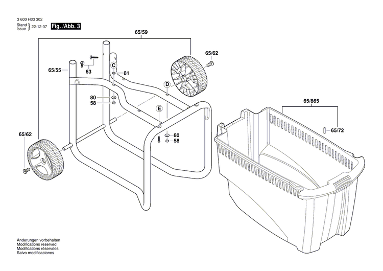 New Genuine Bosch 160111AA0W Nameplate