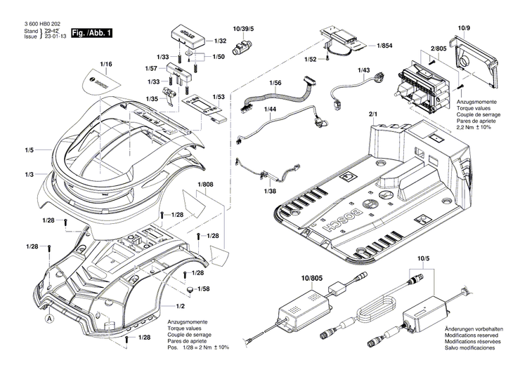 New Genuine Bosch 160111AA5L Nameplate