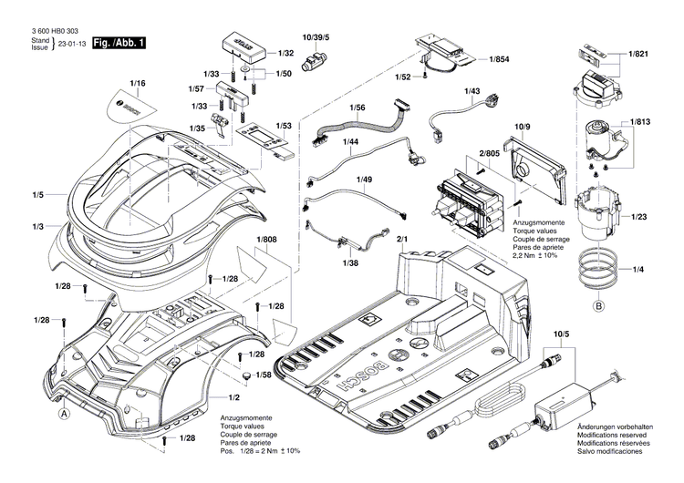 New Genuine Bosch 160111AA5P Nameplate