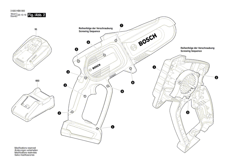 New Genuine Bosch 160111AA6W Nameplate