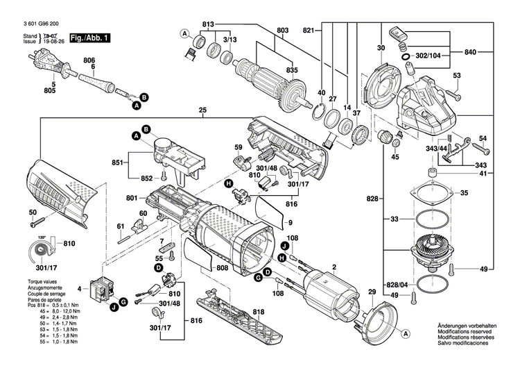 New Genuine Bosch 160111C00C Manufacturer's nameplate