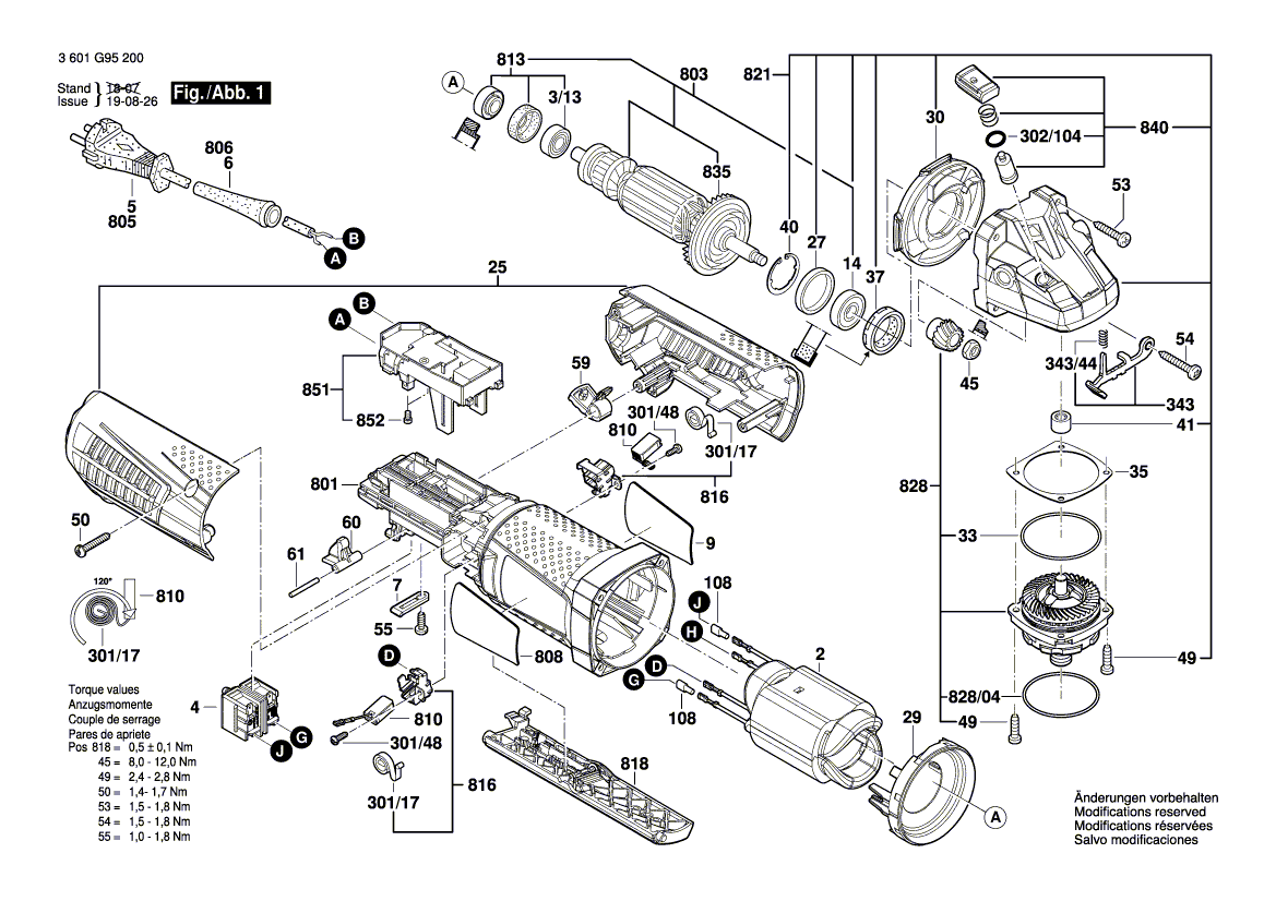 New Genuine Bosch 160111C00D Manufacturer's nameplate