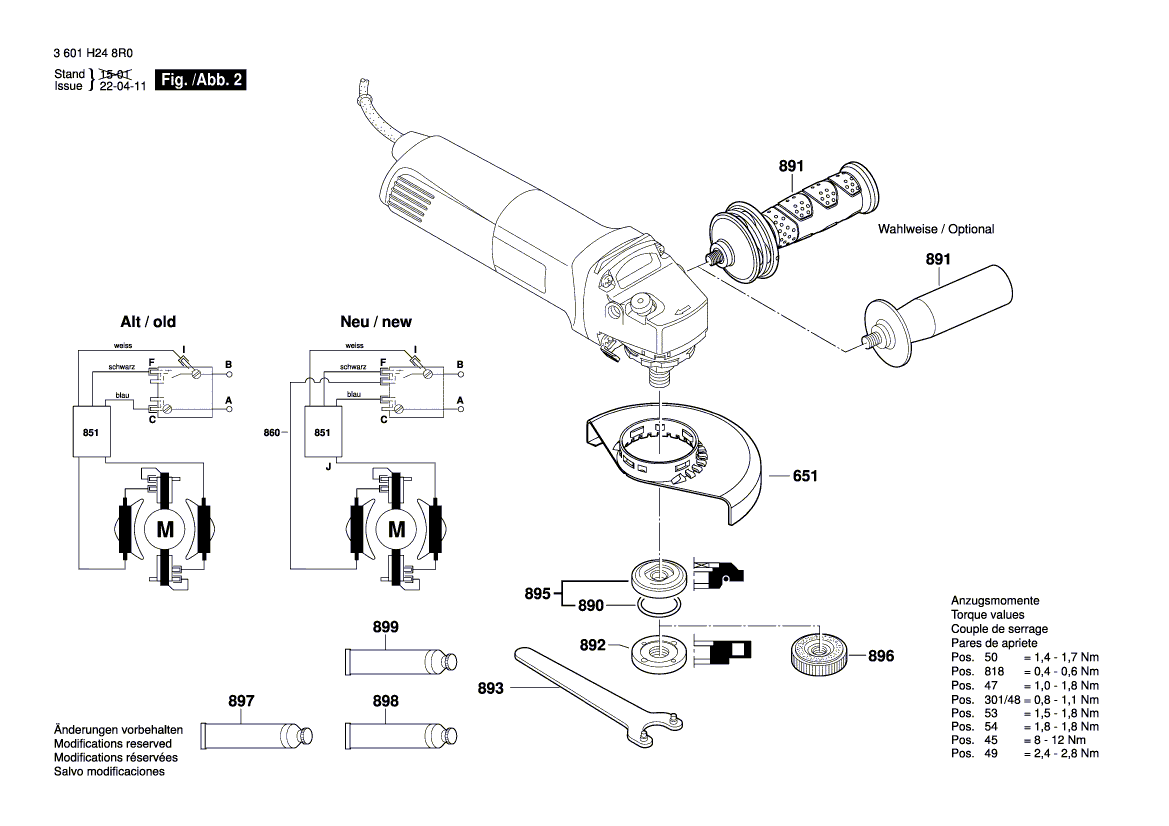 New Genuine Bosch 160111C0AM Manufacturer's nameplate
