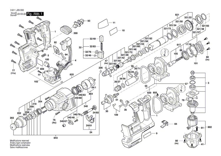 New Genuine Bosch 160111C0PB Sticker