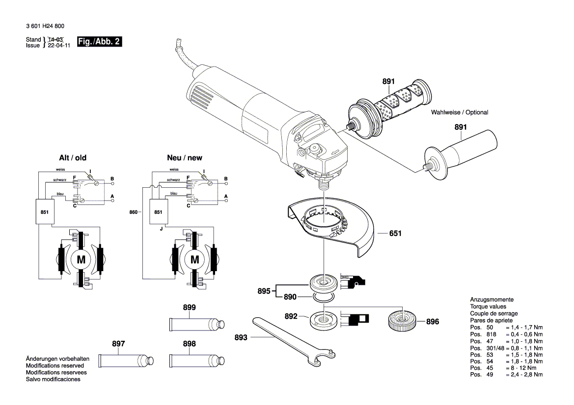 New Genuine Bosch 160111C0TS Manufacturer's nameplate