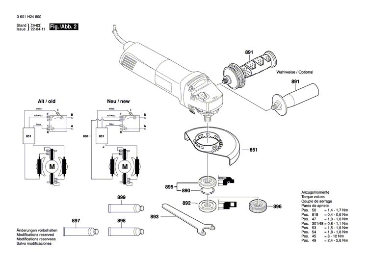 New Genuine Bosch 160111C0TS Manufacturer's nameplate