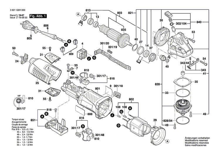 New Genuine Bosch 160111C1CJ Manufacturer's nameplate