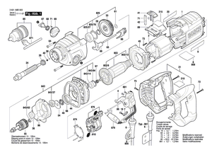 New Genuine Bosch 160111C1K1 Warning Plate