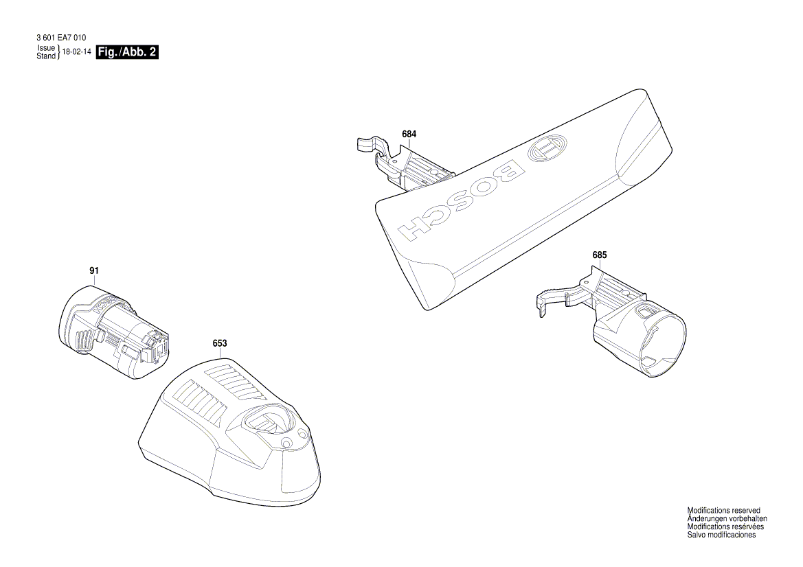 New Genuine Bosch 160111C24U Manufacturer's nameplate