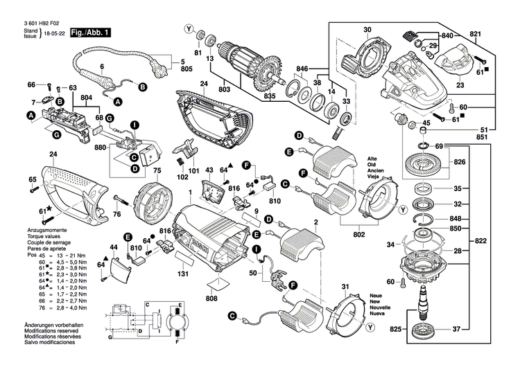 New Genuine Bosch 160111C28G Manufacturer's nameplate