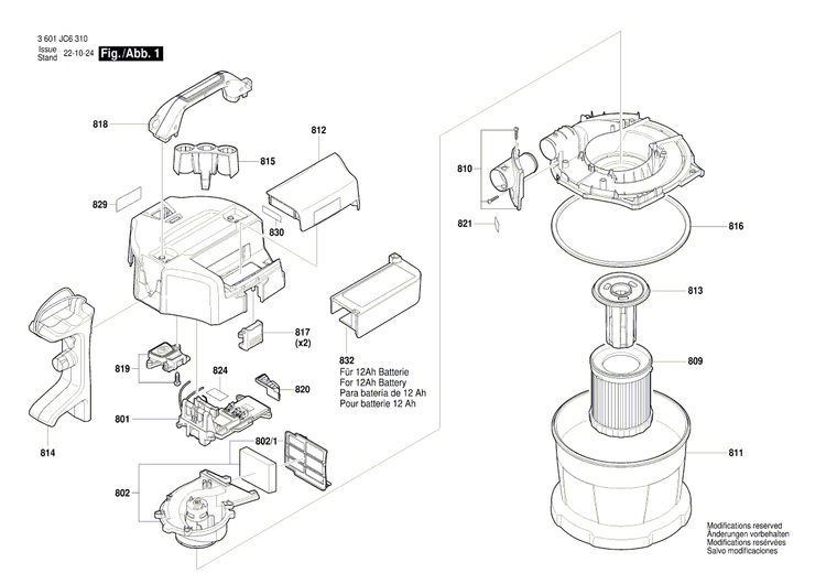 New Genuine Bosch 160111C29A Sticker