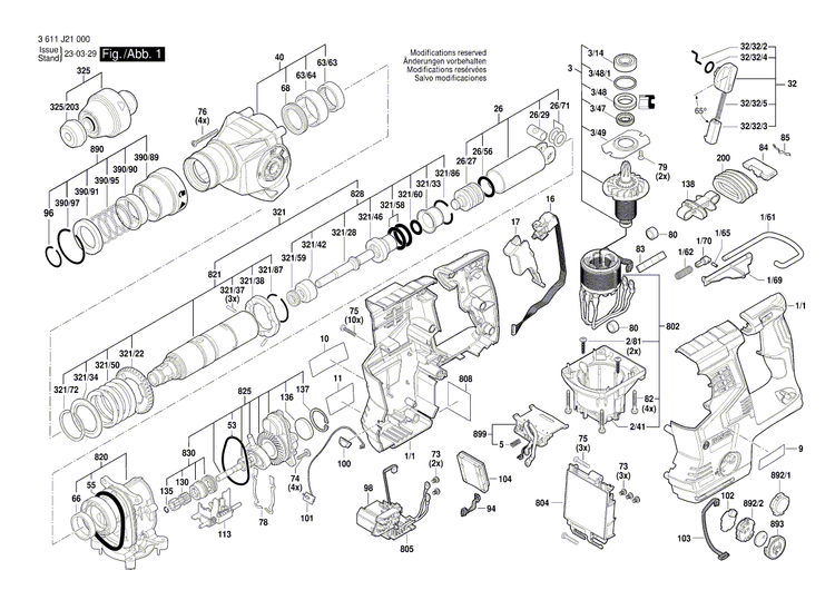 New Genuine Bosch 160111C29Y Sticker