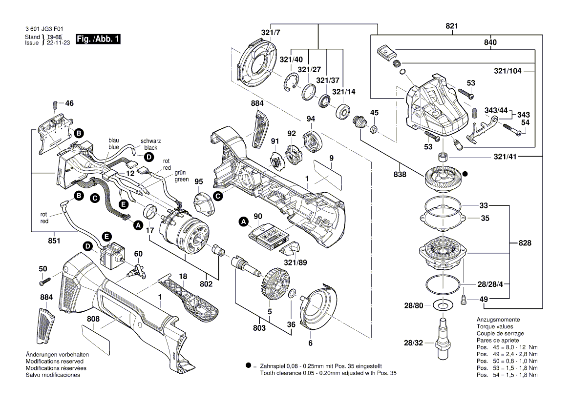 New Genuine Bosch 160111C2MV Manufacturer's nameplate