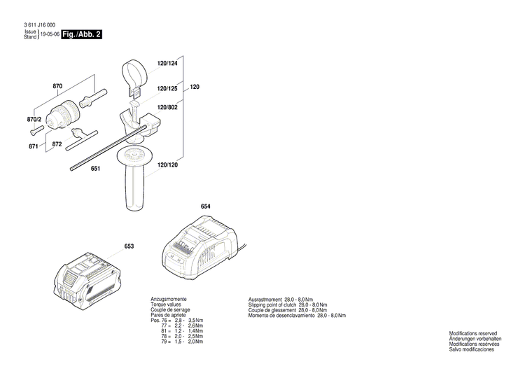New Genuine Bosch 160111C2N1 Manufacturer's nameplate