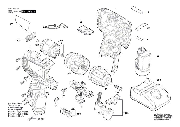 New Genuine Bosch 160111C2RJ Manufacturer's nameplate