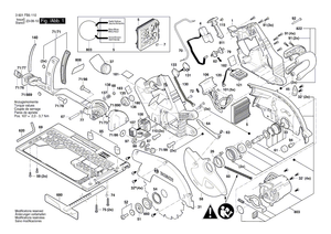 New Genuine Bosch 160111C2YL Warning Plate