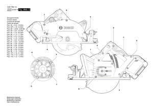 New Genuine Bosch 160111C2YN Warning Plate