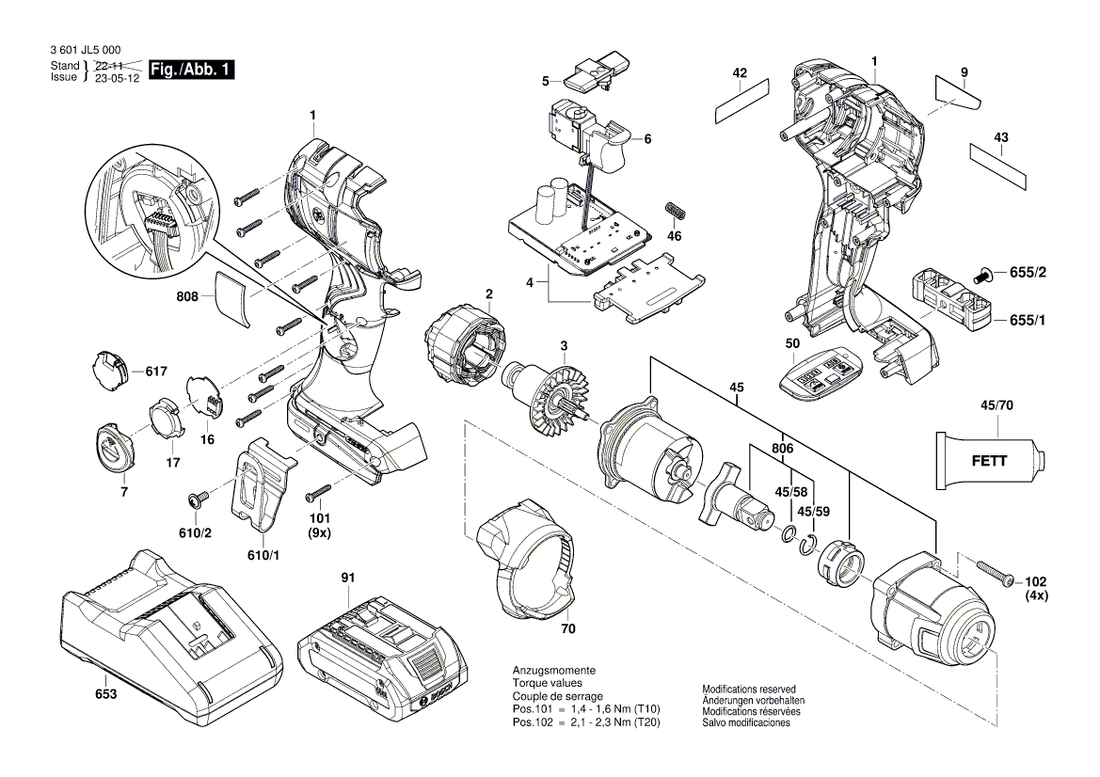 New Genuine Bosch 160111C3TF Sticker