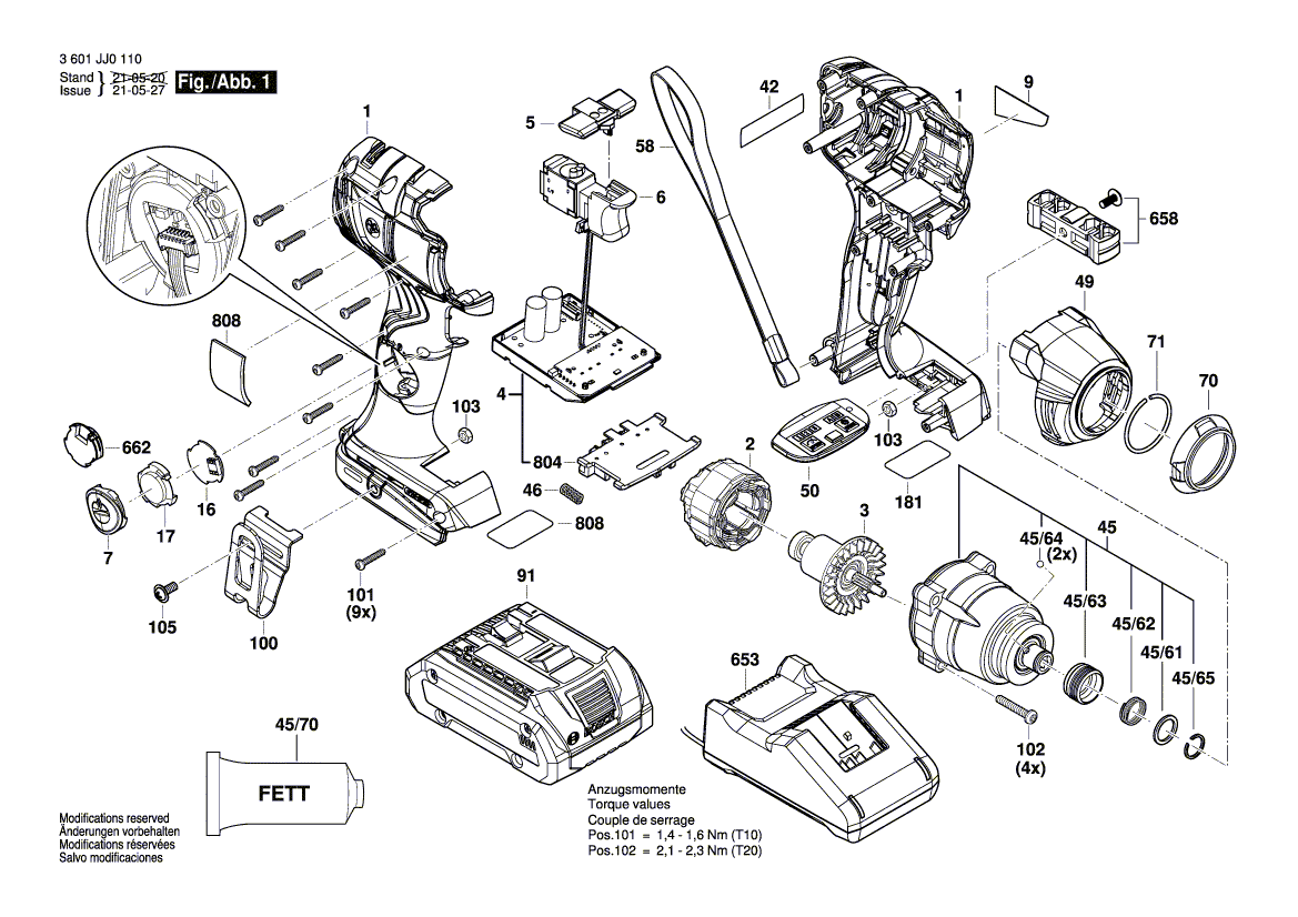 New Genuine Bosch 160111C3VT Manufacturer's nameplate