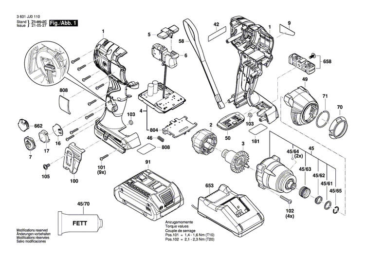 New Genuine Bosch 160111C3VT Manufacturer's nameplate