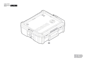 New Genuine Bosch 160111C40Y Manufacturer's nameplate
