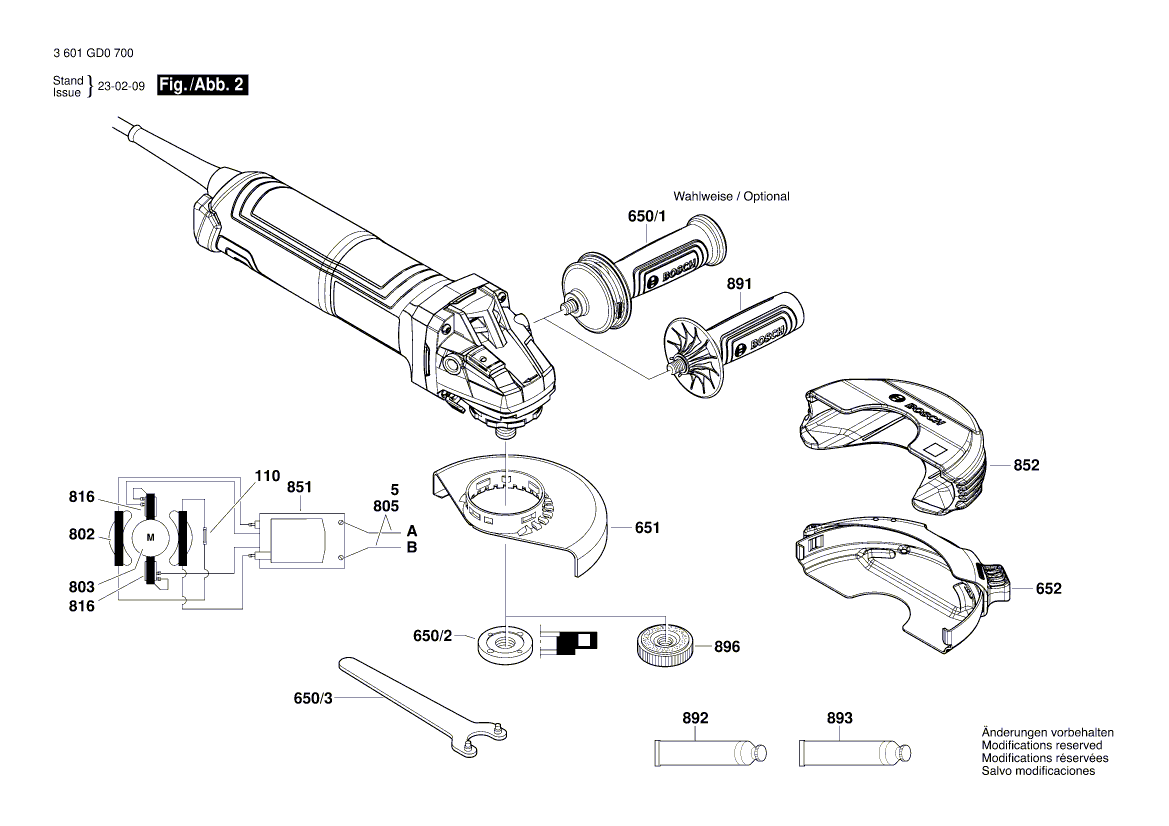 New Genuine Bosch 160111C45Y Sticker
