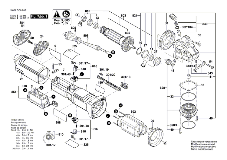 New Genuine Bosch 160111C464 Manufacturer's nameplate