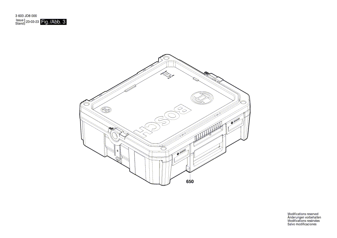 New Genuine Bosch 160111C4PY Manufacturer's nameplate