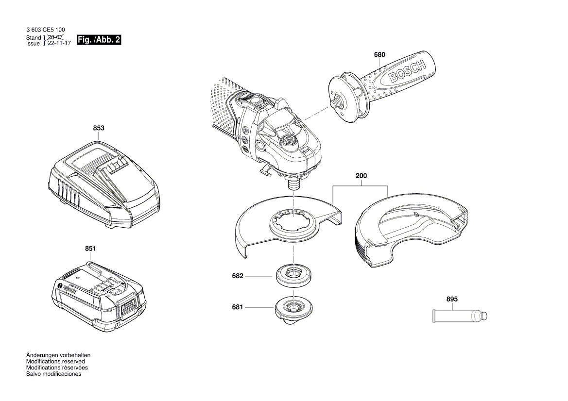 New Genuine Bosch 160111C4U8 Manufacturer's nameplate