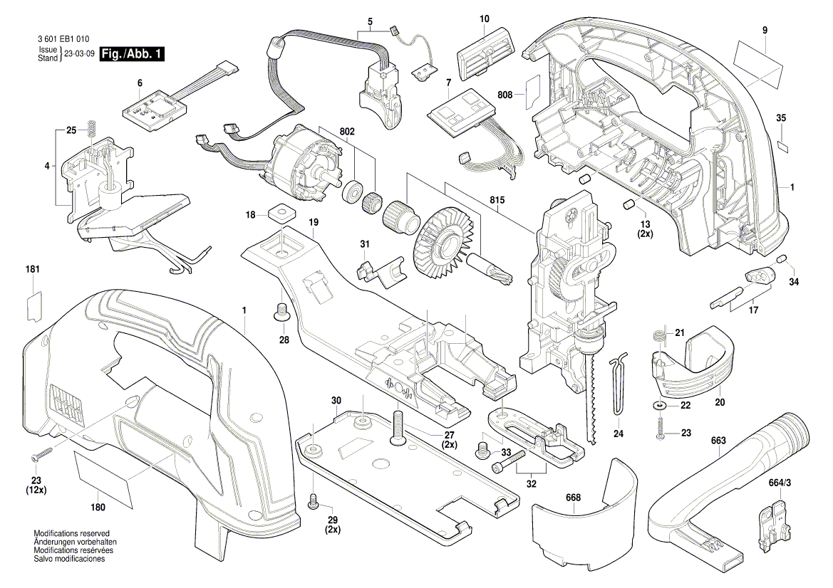New Genuine Bosch 160111C4UH Manufacturer's nameplate