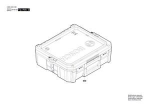 New Genuine Bosch 160111C5DZ Manufacturer's nameplate