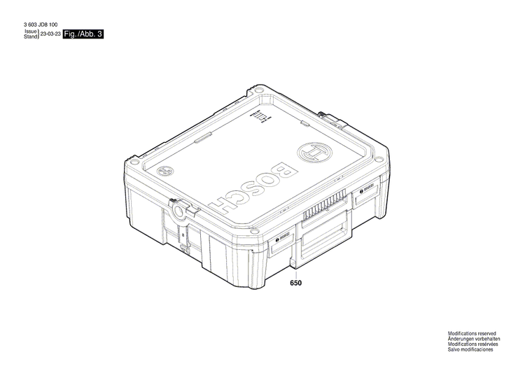 New Genuine Bosch 160111C5DZ Manufacturer's nameplate
