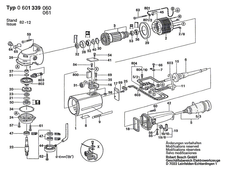 New Genuine Bosch 1601300004 Clamp