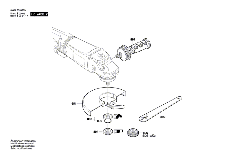 New Genuine Bosch 1601990004 Catch Slide