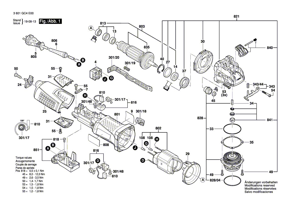 New Genuine Bosch 1602025058 Auxiliary Handle