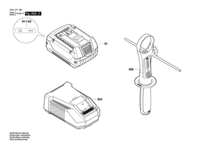New Genuine Bosch 160202507X Auxiliary Handle