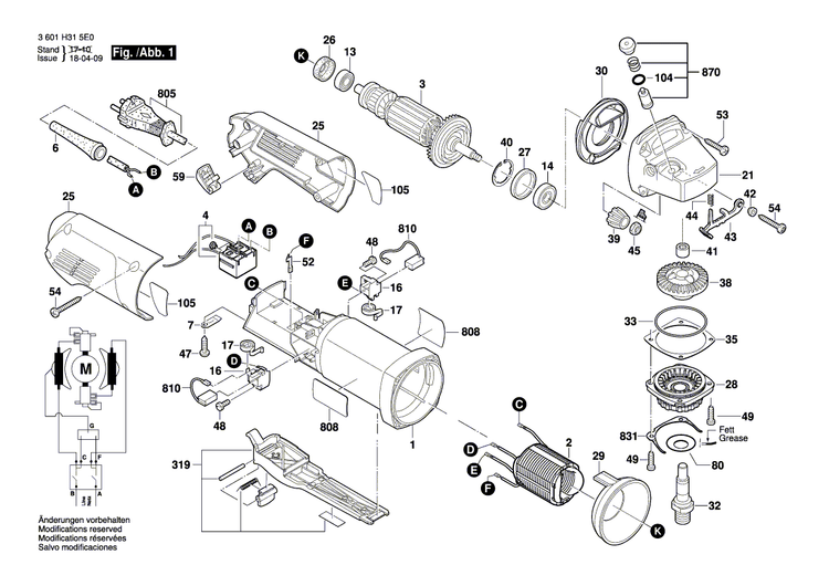 New Genuine Bosch 1602025098 Auxiliary Handle