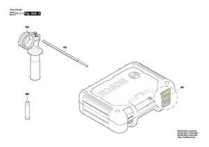 New Genuine Bosch 16020250AG Auxiliary Handle